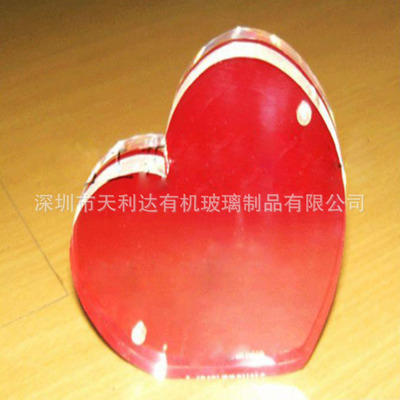 晶彩日常 創意心形有機玻璃相框，為生活增添一份柔情
